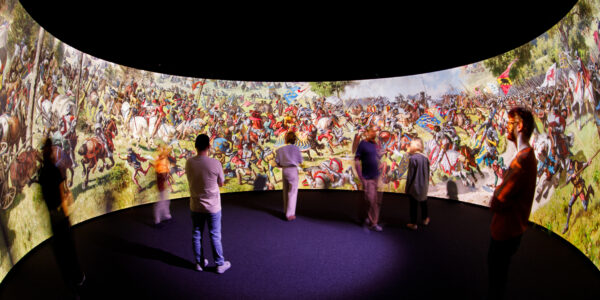 Digital Murten Panorama showing intricate 1.6 terapixel resolution for scholarly research.